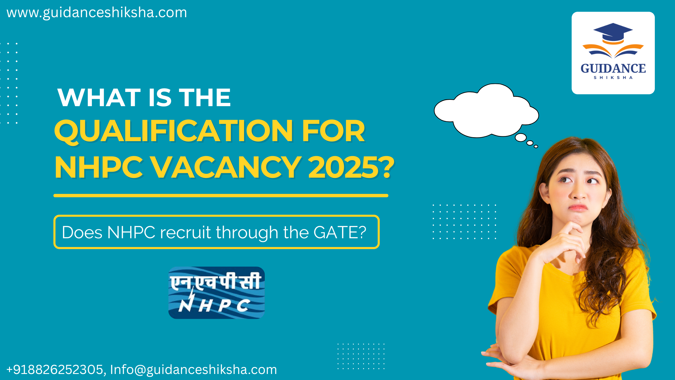 What is the qualification for the NHPC vacancy 2025? Does NHPC recruit through the GATE